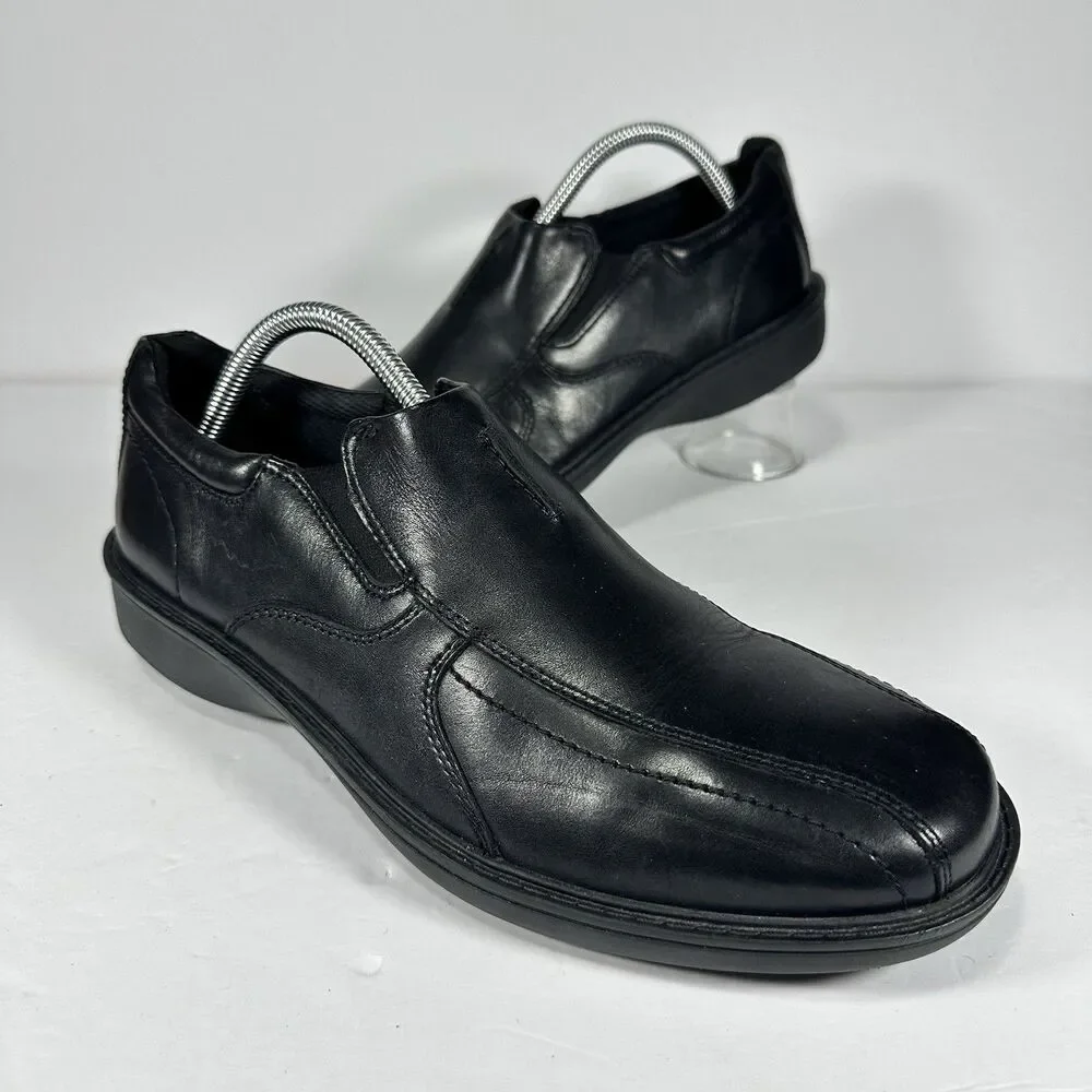 Clarks Men's Slip-Resistant Leather Slip-On Loafers - Size 9.5 M
